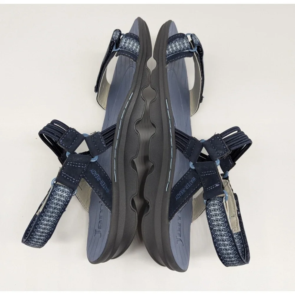 Jambu Seaside Water Ready Sandals Womens Sz 9.5 Strappy Hiking Walking Shoe
